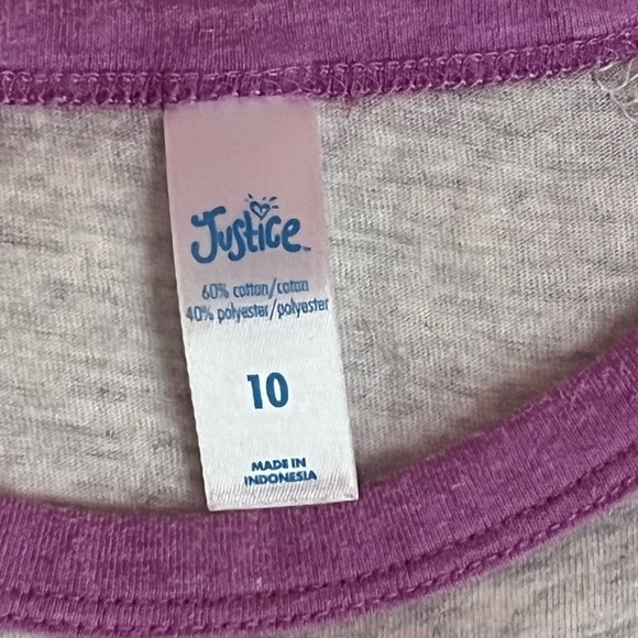Justice Girls Tie Tank Top Size 10 Two Pack Pink & Purple - Picture 4 of 4